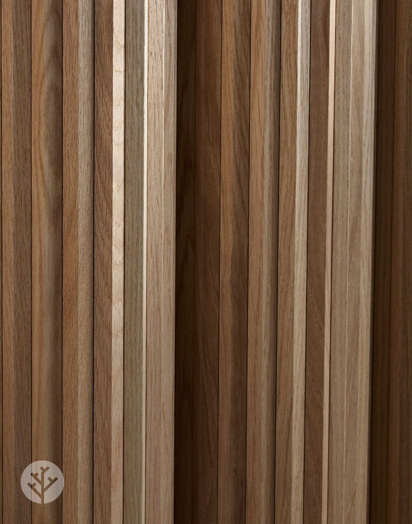 Flutto™ Oak Zigzag Flexible Tambour Wood Panels