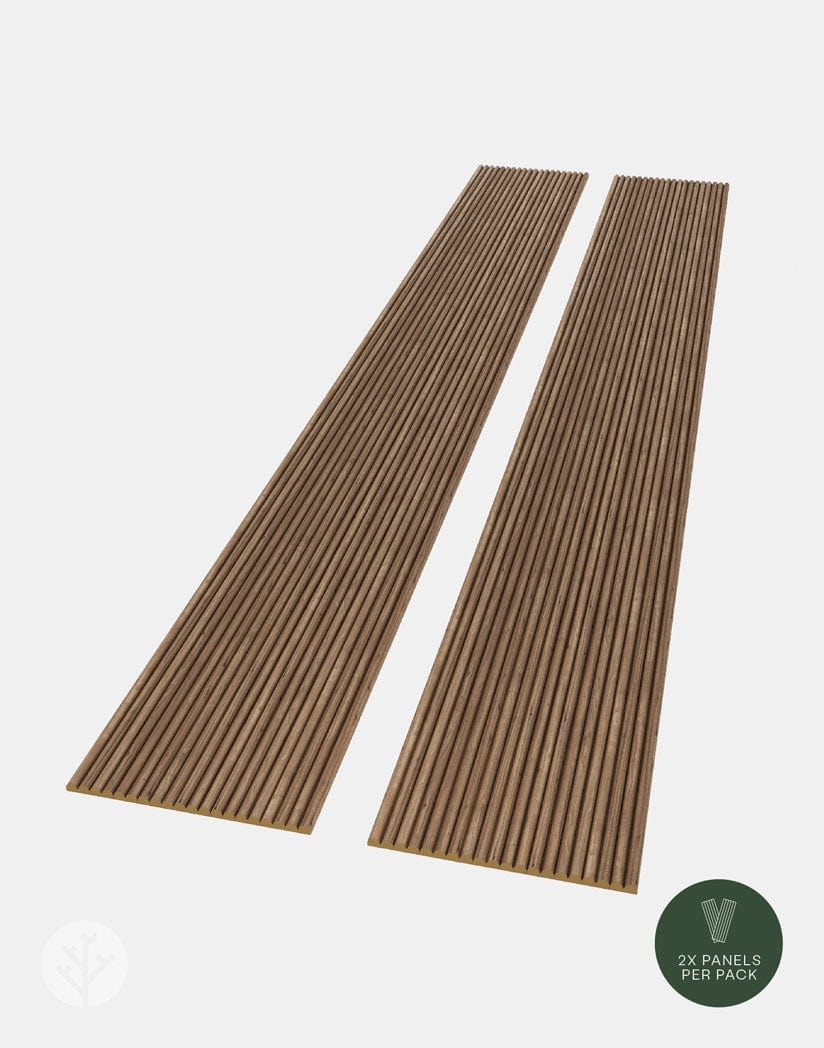 Flutto™ Walnut Mini-Ridge Flexible Tambour Wood Panels