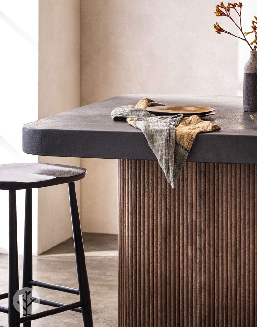 Flutto™ Walnut Mini-Ridge Flexible Tambour Wood Panels