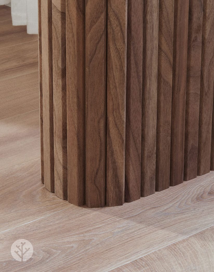 Flutto™ Walnut Slat Flexible Tambour Wood Panels
