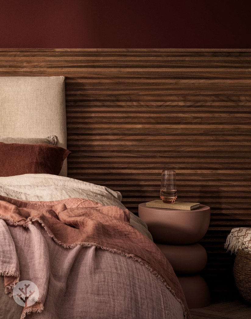 Flutto™ Walnut Zigzag Flexible Tambour Wood Panels