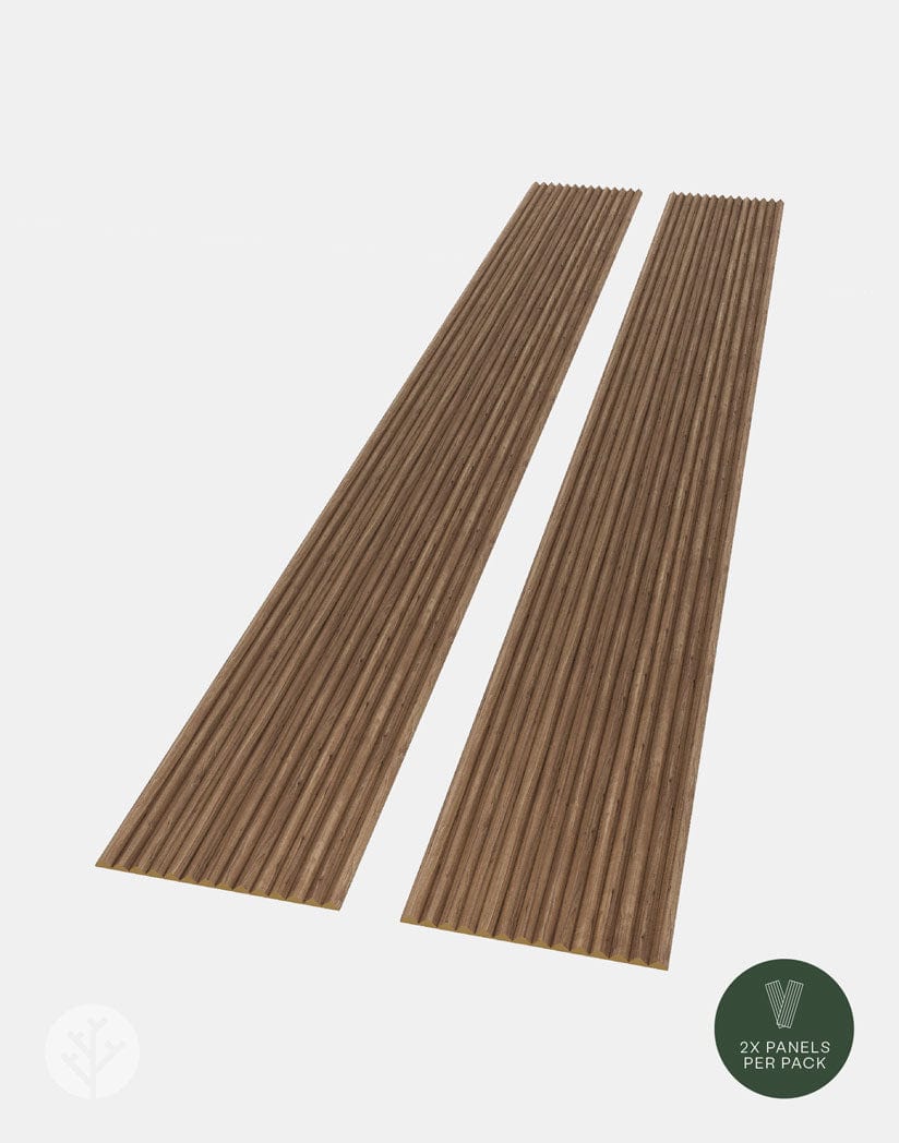 Flutto™ Walnut Zigzag Flexible Tambour Wood Panels