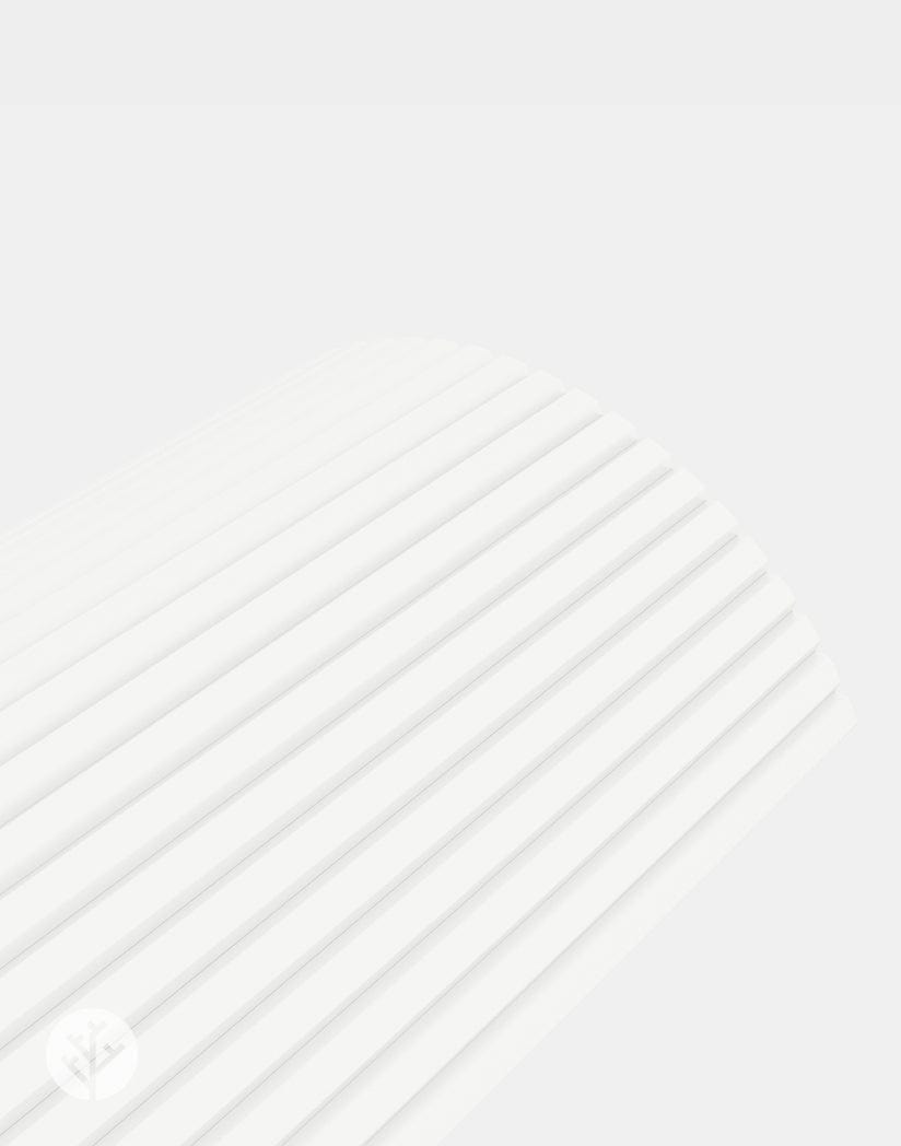 Flutto™ White Slat Flexible Tambour Panels