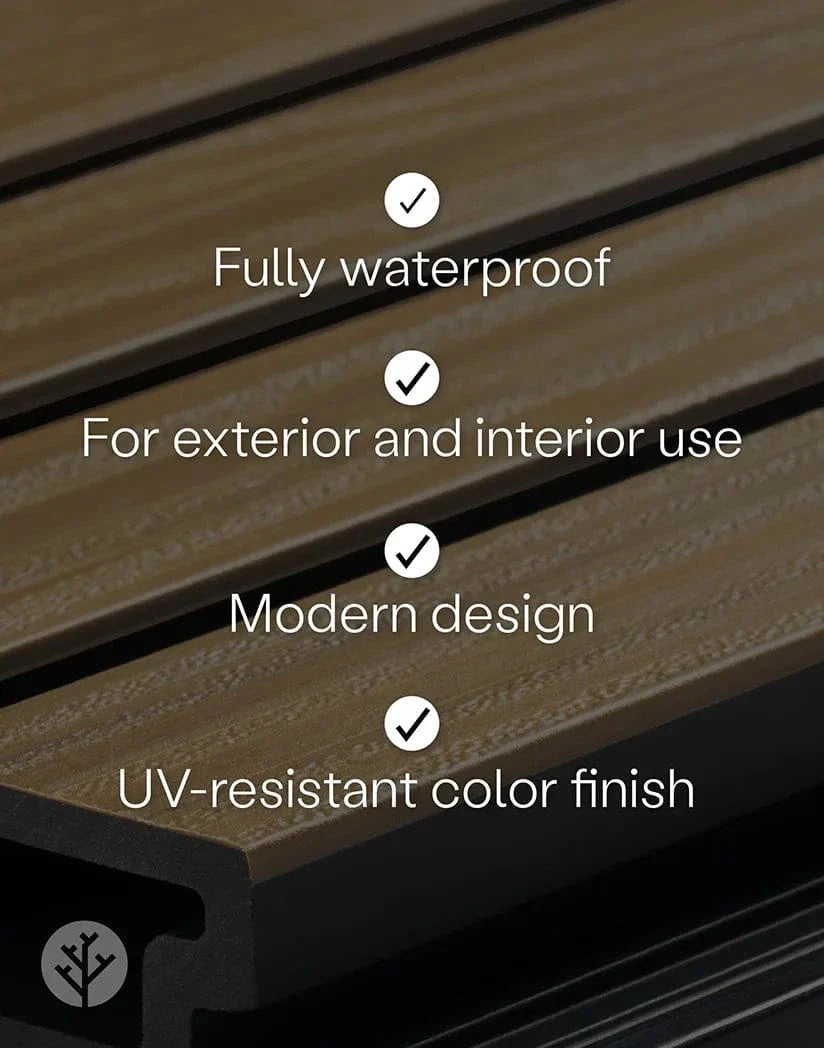 Plaank Birch Exterior Slat Wall Panels