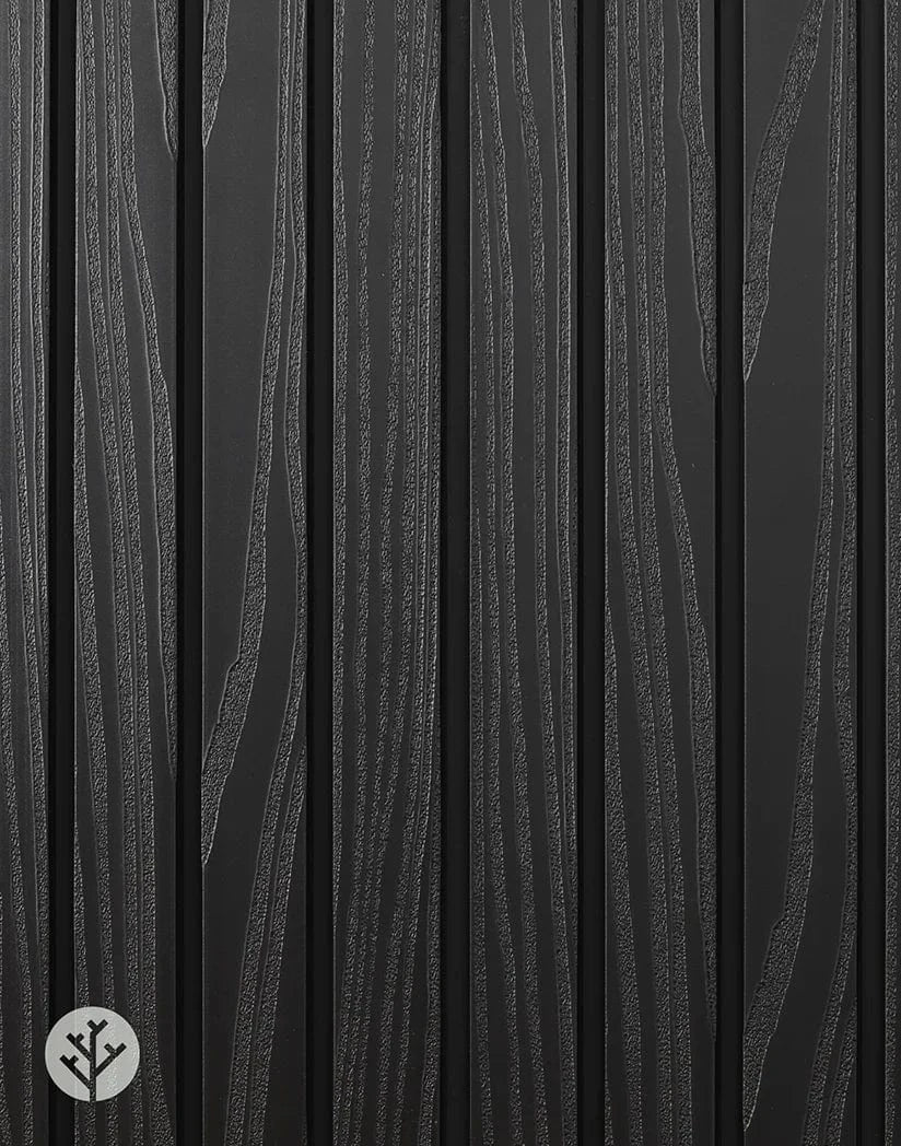 Plaank Black Exterior Slat Wall Panels