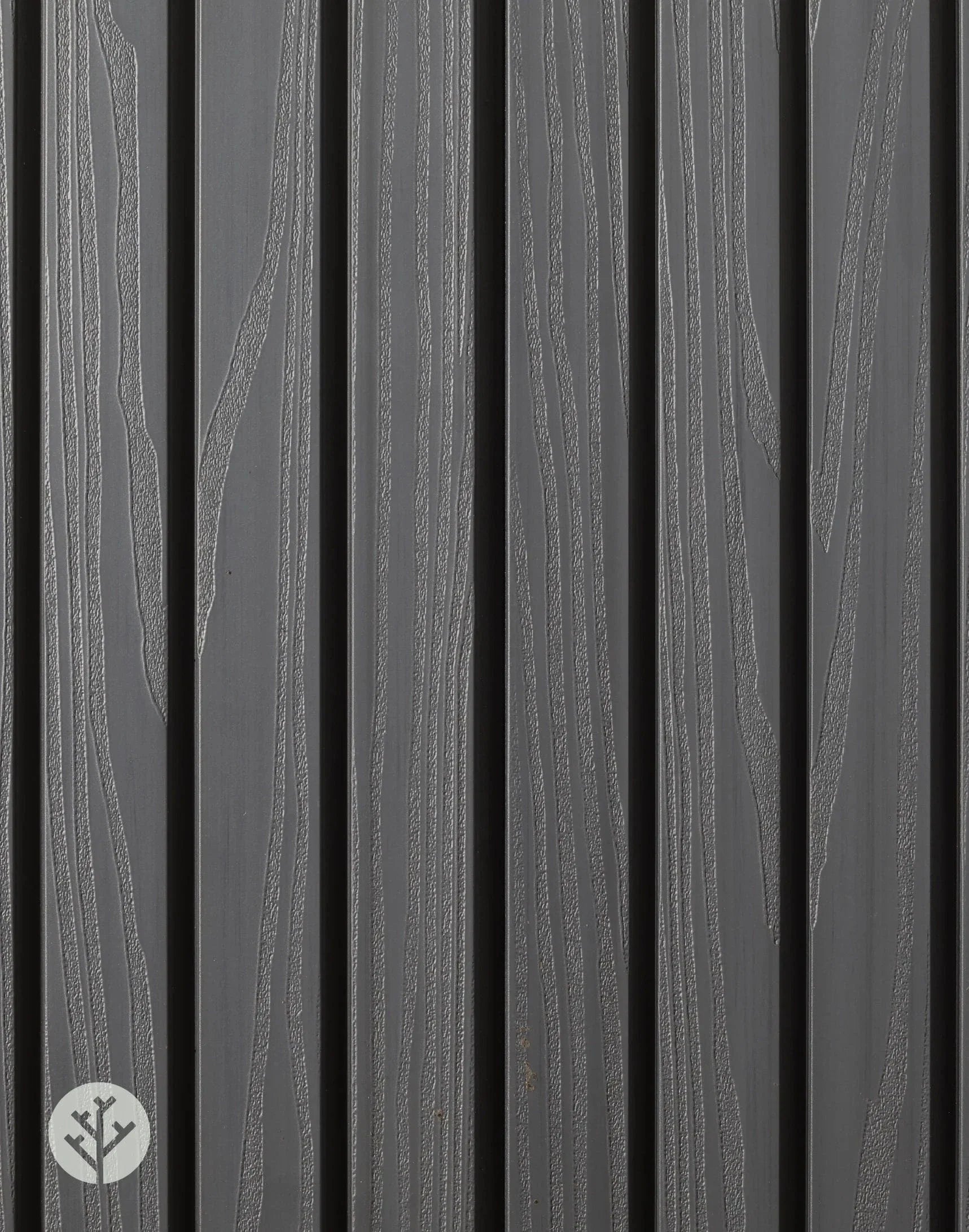 Plaank Gray Exterior Slat Wall Panels