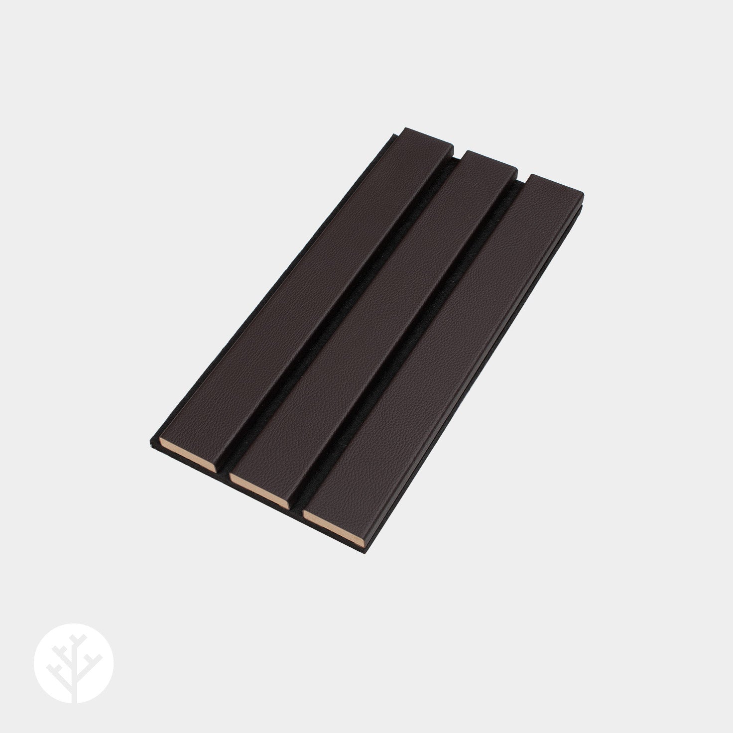 Slatpanel® Luxe Leather Acoustic Wide Slat Wall Panel Samples