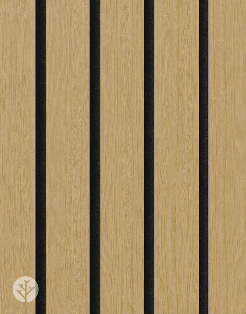 Slatpanel® Oak Luxe Fire-Rated Acoustic Wood Wall Panel