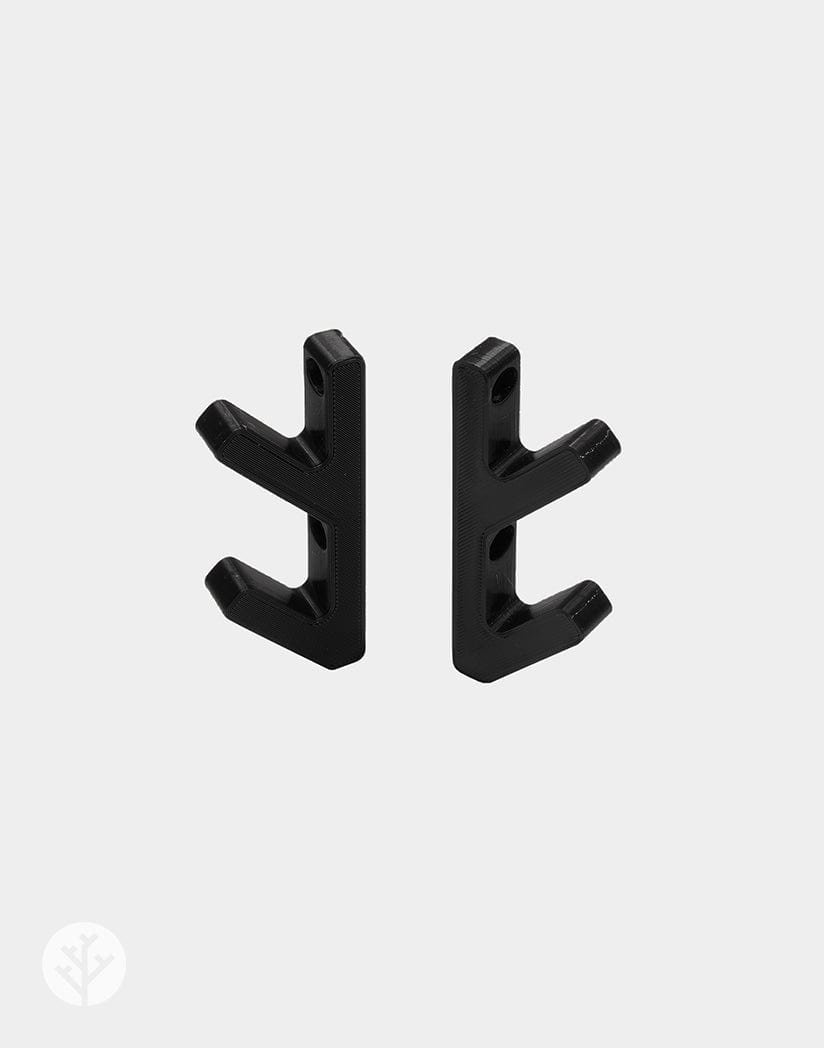 Black 3D Hook (2pk) | Panel Accessories by Slatpanel®