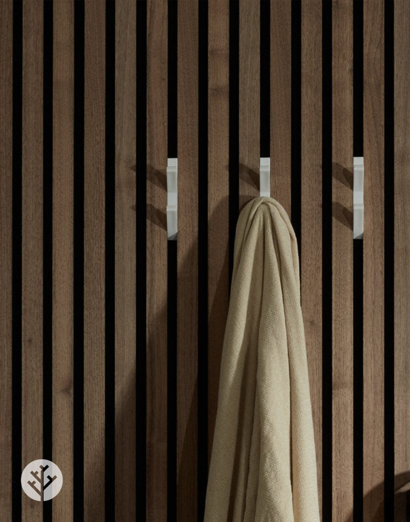 White 3D Hook (2pk) | Panel Accessories by Slatpanel®