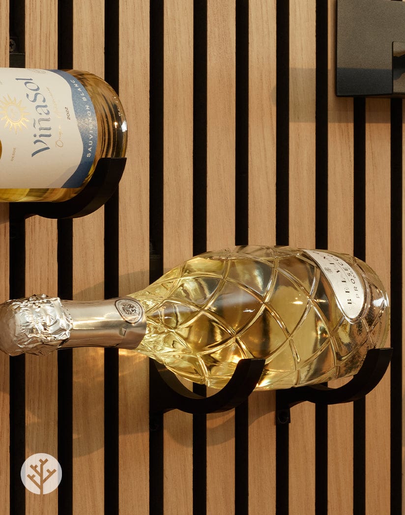 Black Wine Rack (2pk) | Panel Accessories by Slatpanel®