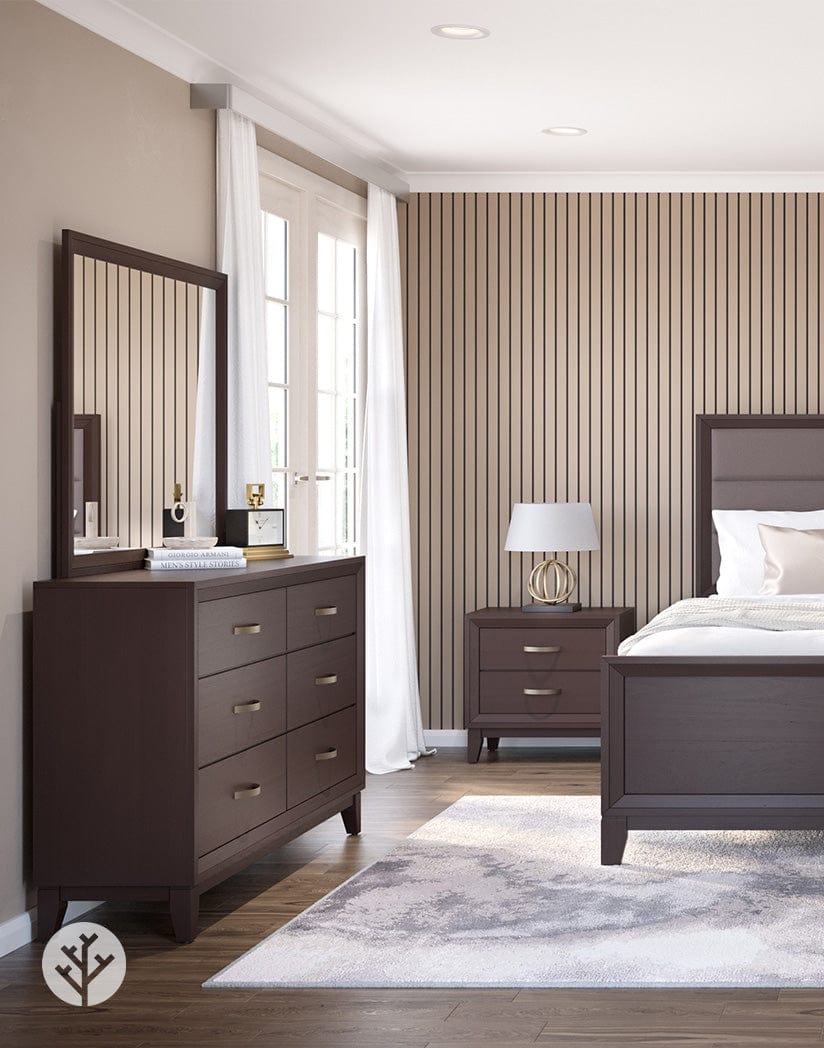 Slatpanel® Luxe Leather Beige Wide Slat Wood Wall Panel