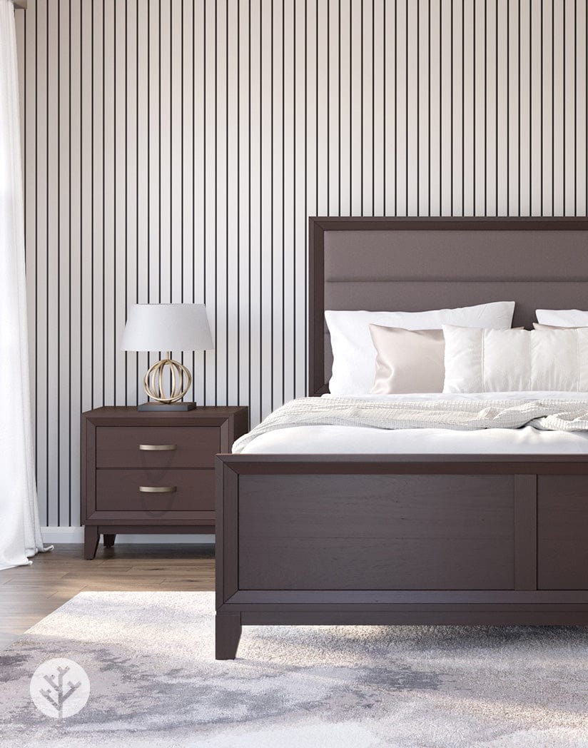 Slatpanel® Luxe Leather White Wide Slat Wood Wall Panel