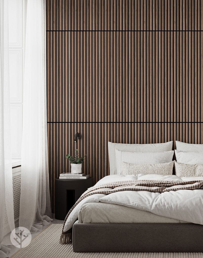 Luxury American Walnut Acoustic Slat Wood Wall Panels | Original Slatpanel®