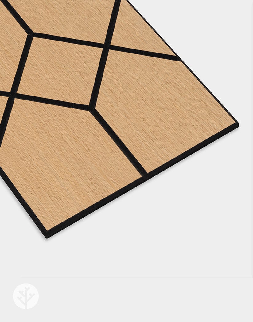 Geo-Lite Art Deco Geometric Wall Panel