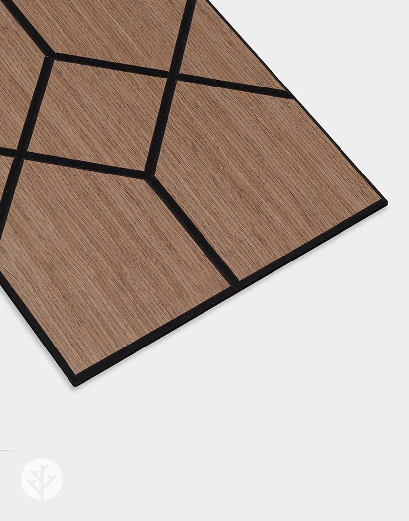 Geo-Lite Art Deco Geometric Wall Panel