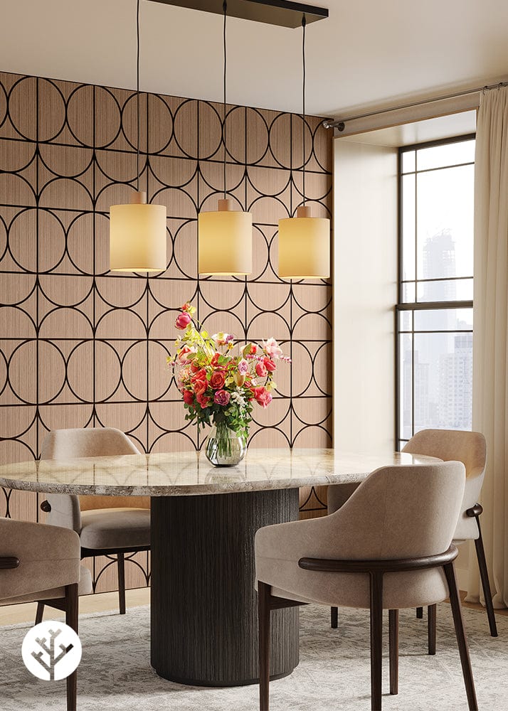 Geo-Lite Circle Geometric Wall Panel