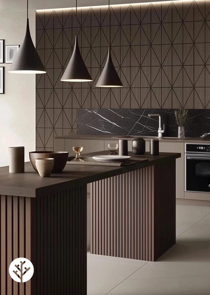 Geo-Lite Diamond Geometric Wall Panel