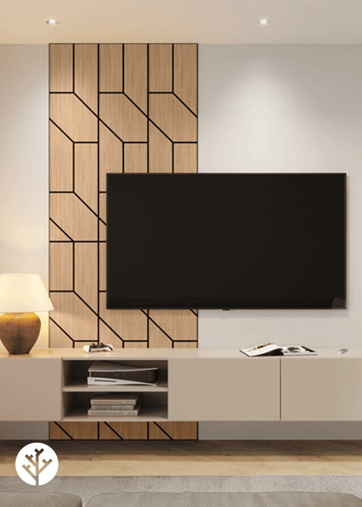 Geo-Lite Trapeze Geometric Wall Panel