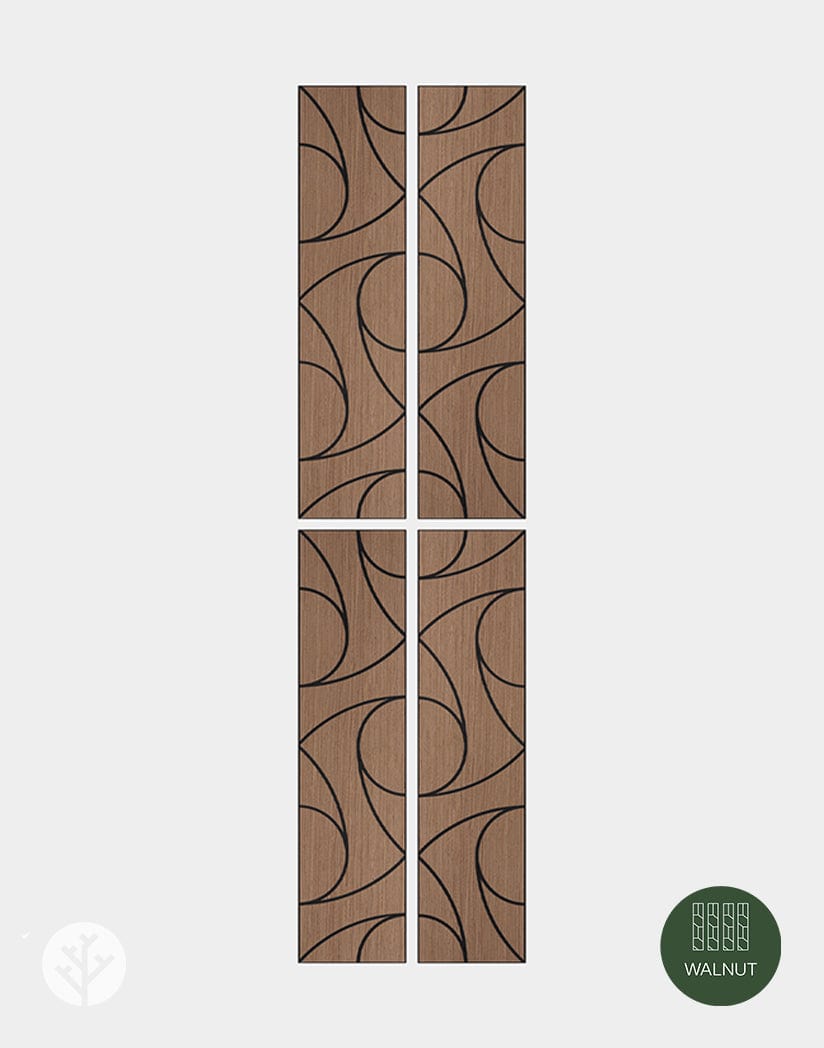 Geo-Lite Whirl Geometric Wall Panels