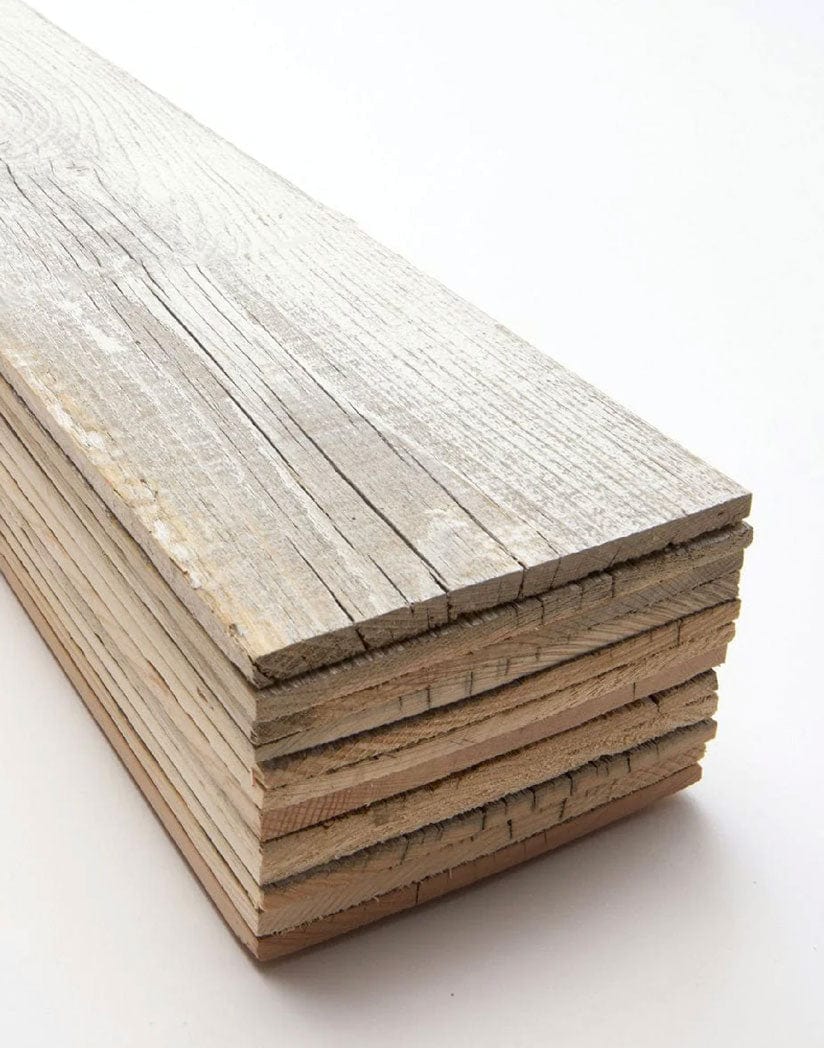 Culebra Peak White Reclaimed Wood Wall Panels