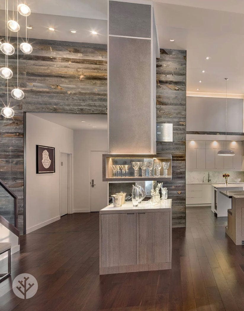 Rocky Mountain Grey Reclaimed Wood Wall Panels