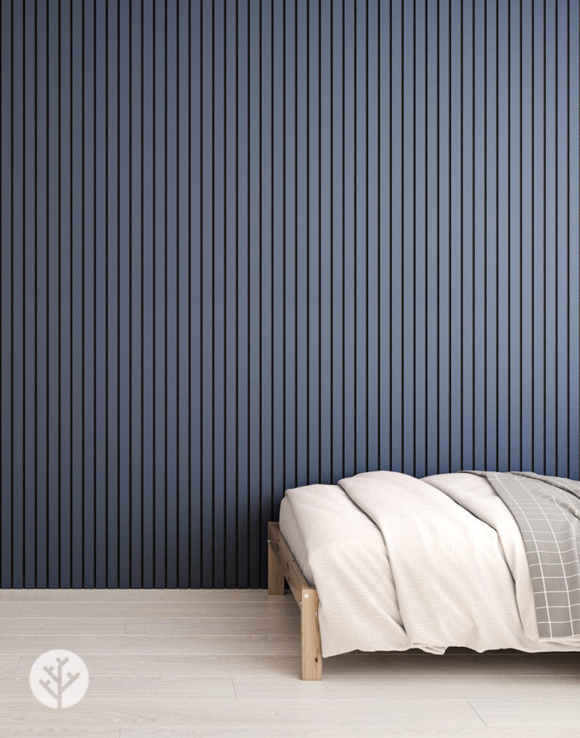 Slatpanel® Luxe Blue Wide Slat Wall Panel