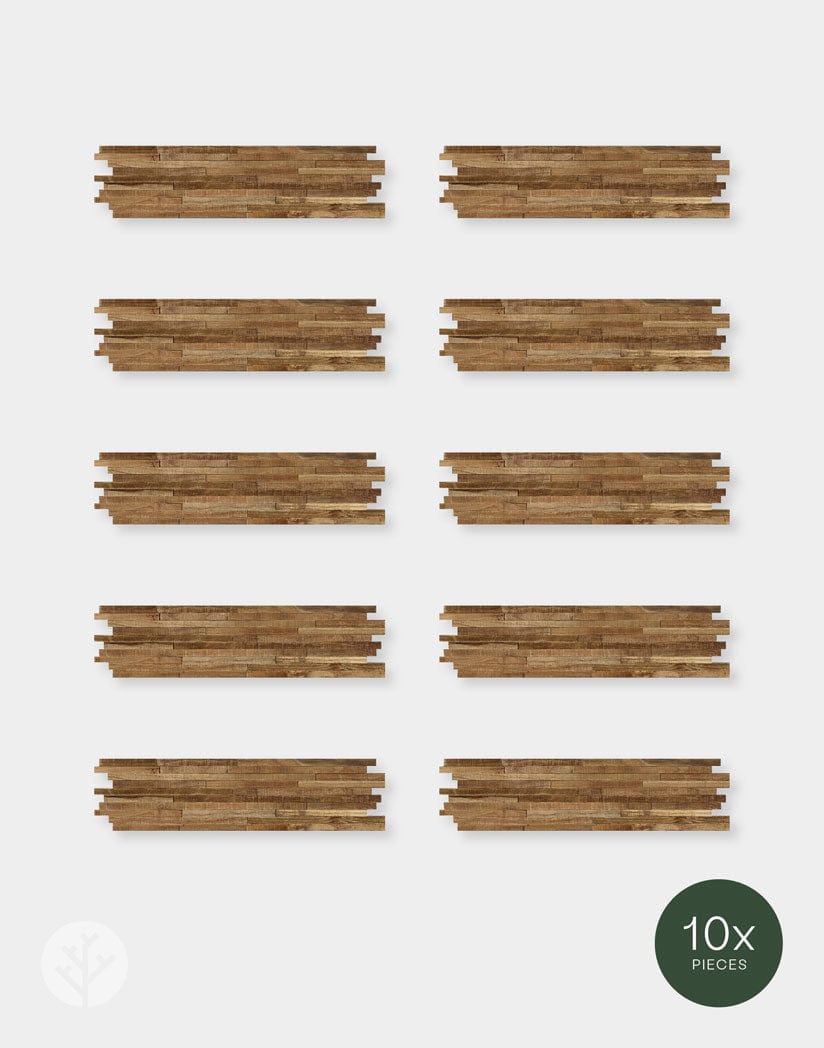 Stereo Voluspa Natural Wood Mosaic Wall Panels