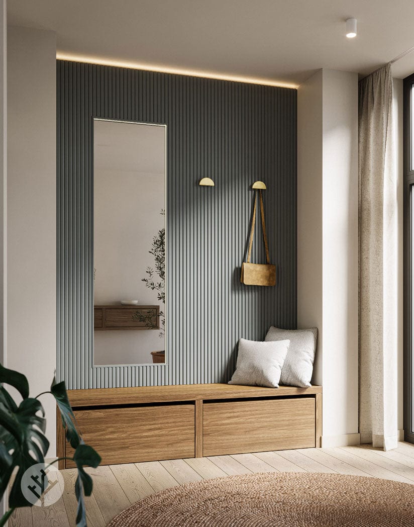 WVH® Slat Paintable 3D Wall Panels