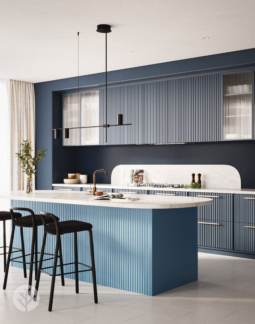 WVH® Valley Paintable 3D Wall Panels